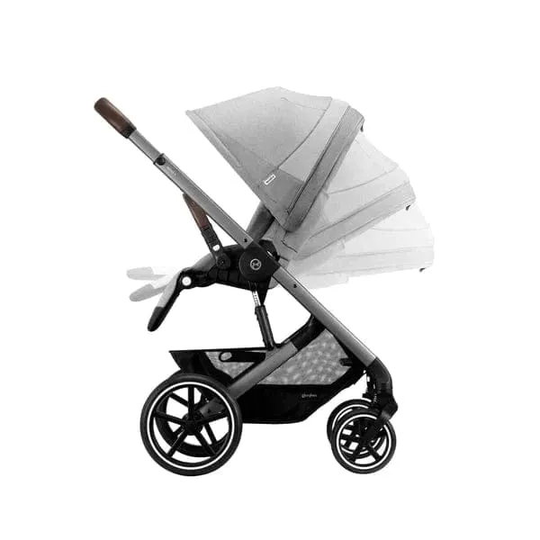 Cybex Balios S Lux Luxury Cloud G Bundle - Silver / Lava Grey