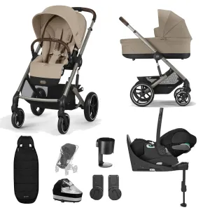 Cybex Balios S Lux Luxury Cloud T Bundle - Almond Beige