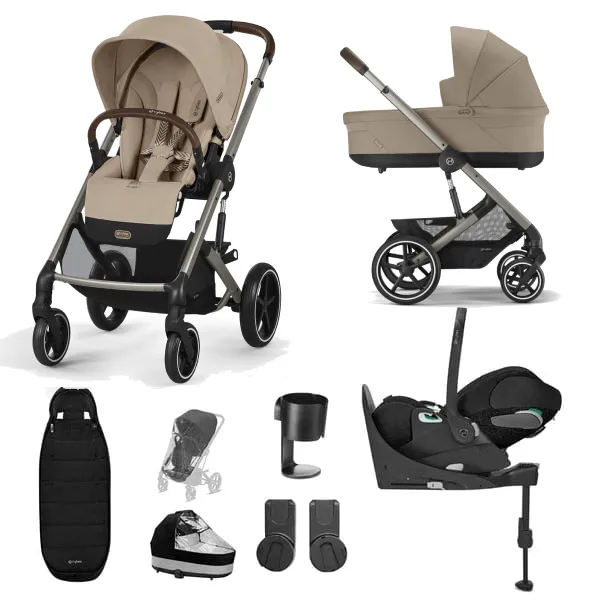 Cybex Balios S Lux Luxury Cloud T Bundle - Almond Beige