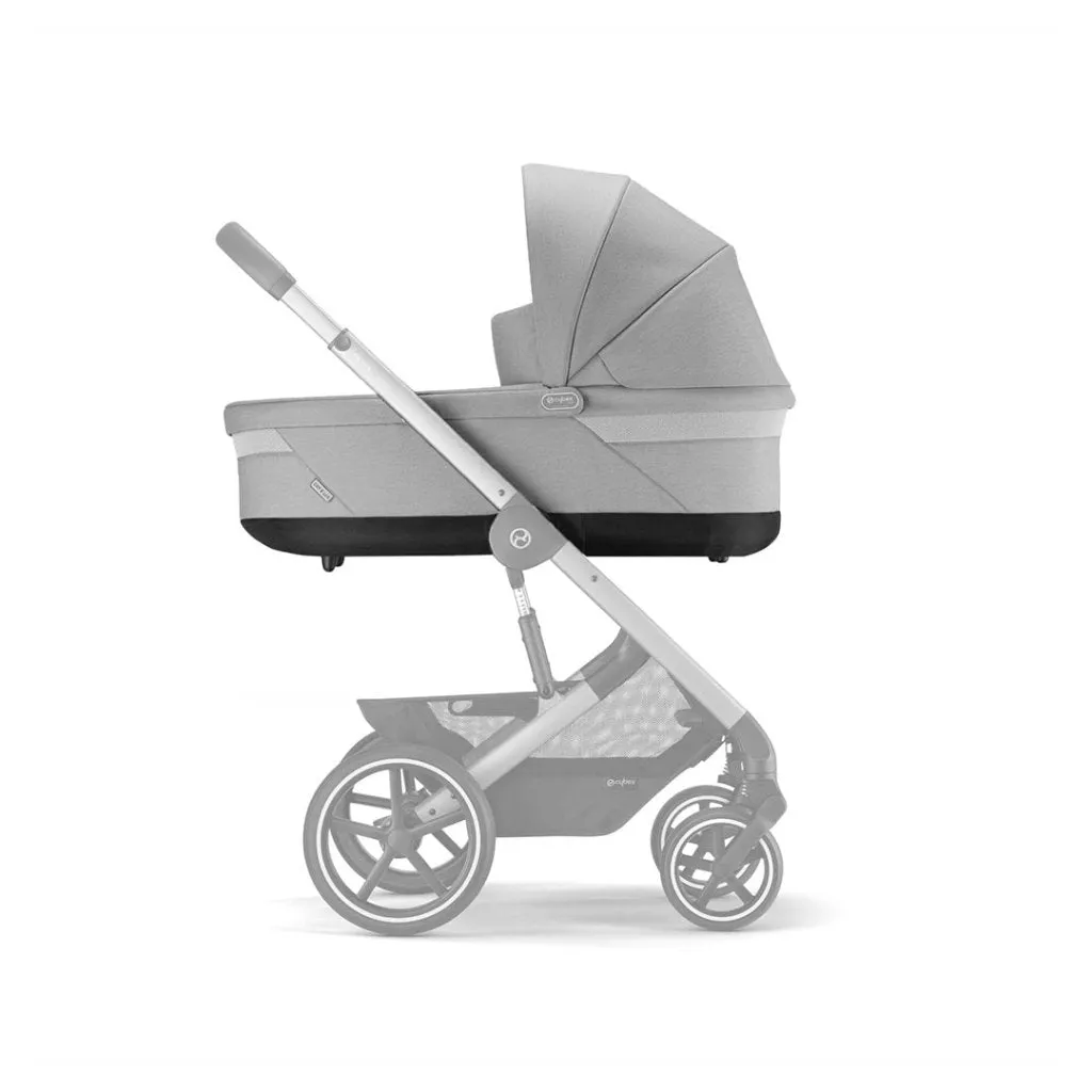 CYBEX BALIOS S Travel System Comfort Bundle with ATON B2 and Snogga - Lava Grey