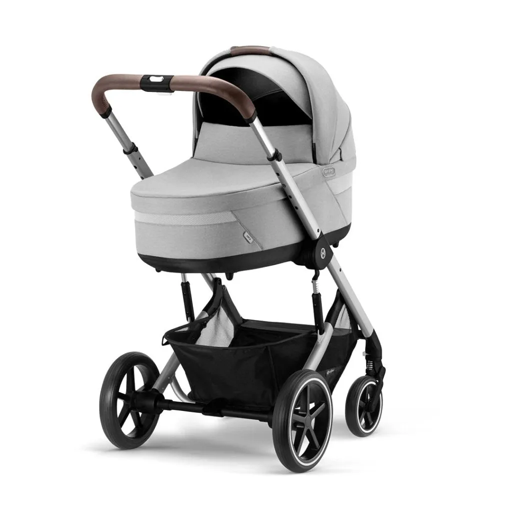 CYBEX BALIOS S Travel System Comfort Bundle with ATON B2 and Snogga - Lava Grey