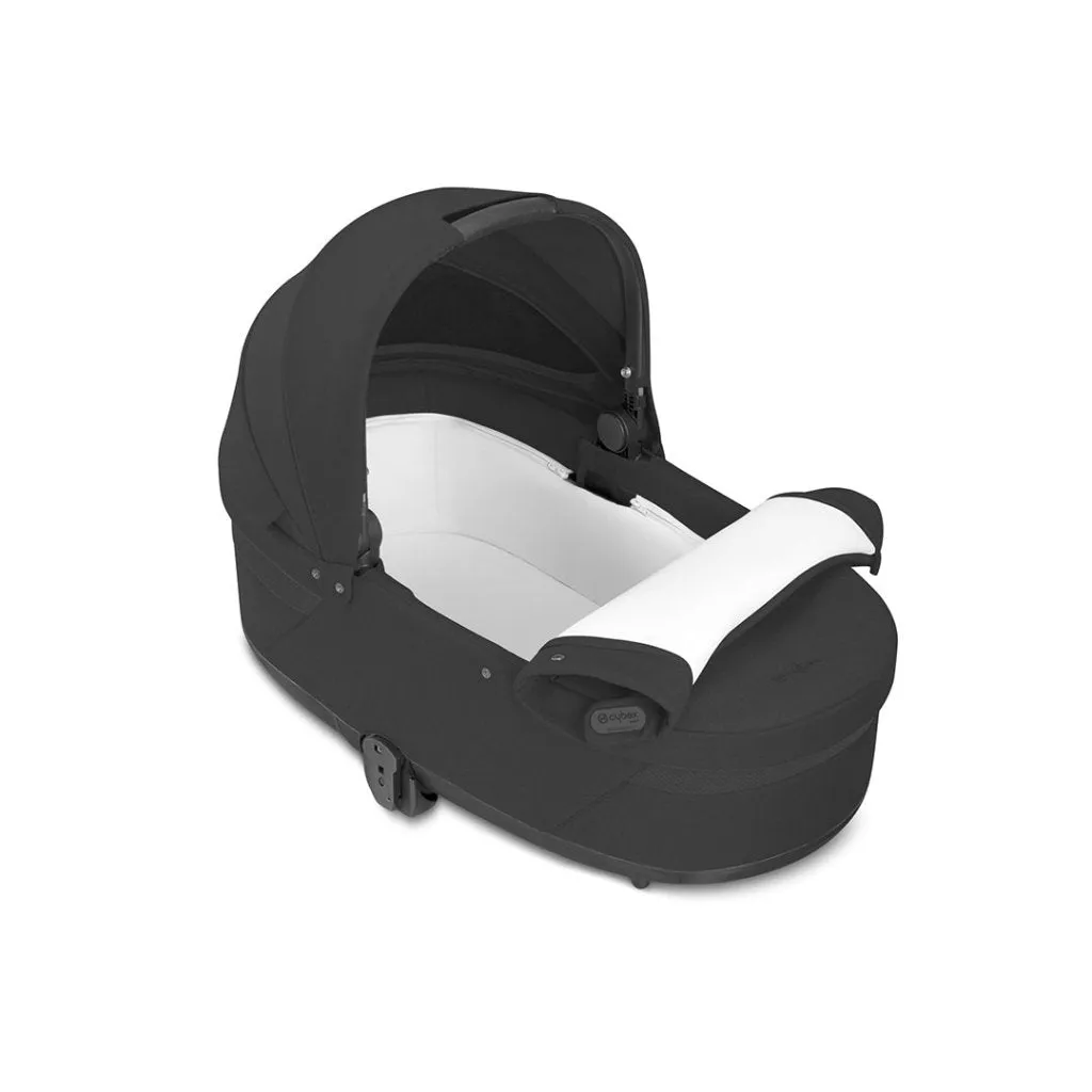 CYBEX BALIOS S Travel System Comfort Bundle with ATON B2 and Snogga - Moon Black