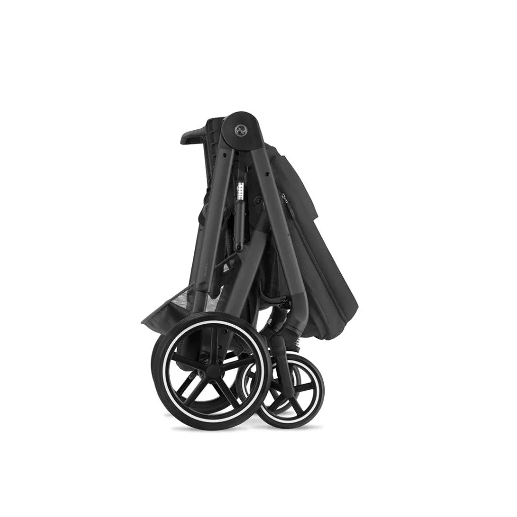 CYBEX BALIOS S Travel System Comfort Bundle with ATON B2 and Snogga - Moon Black