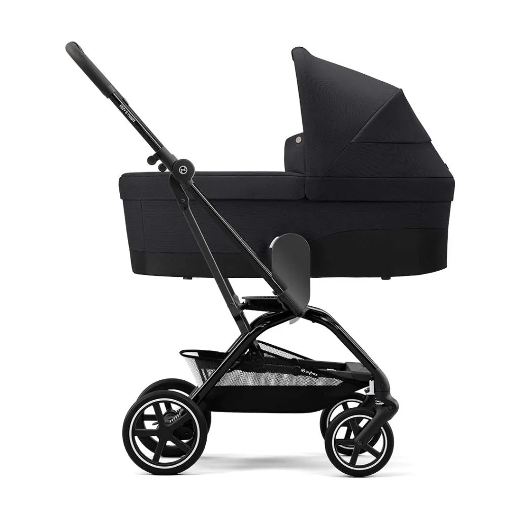 CYBEX BALIOS S Travel System Comfort Bundle with ATON B2 and Snogga - Moon Black