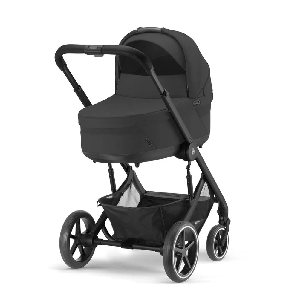 CYBEX BALIOS S Travel System Comfort Bundle with ATON B2 and Snogga - Moon Black