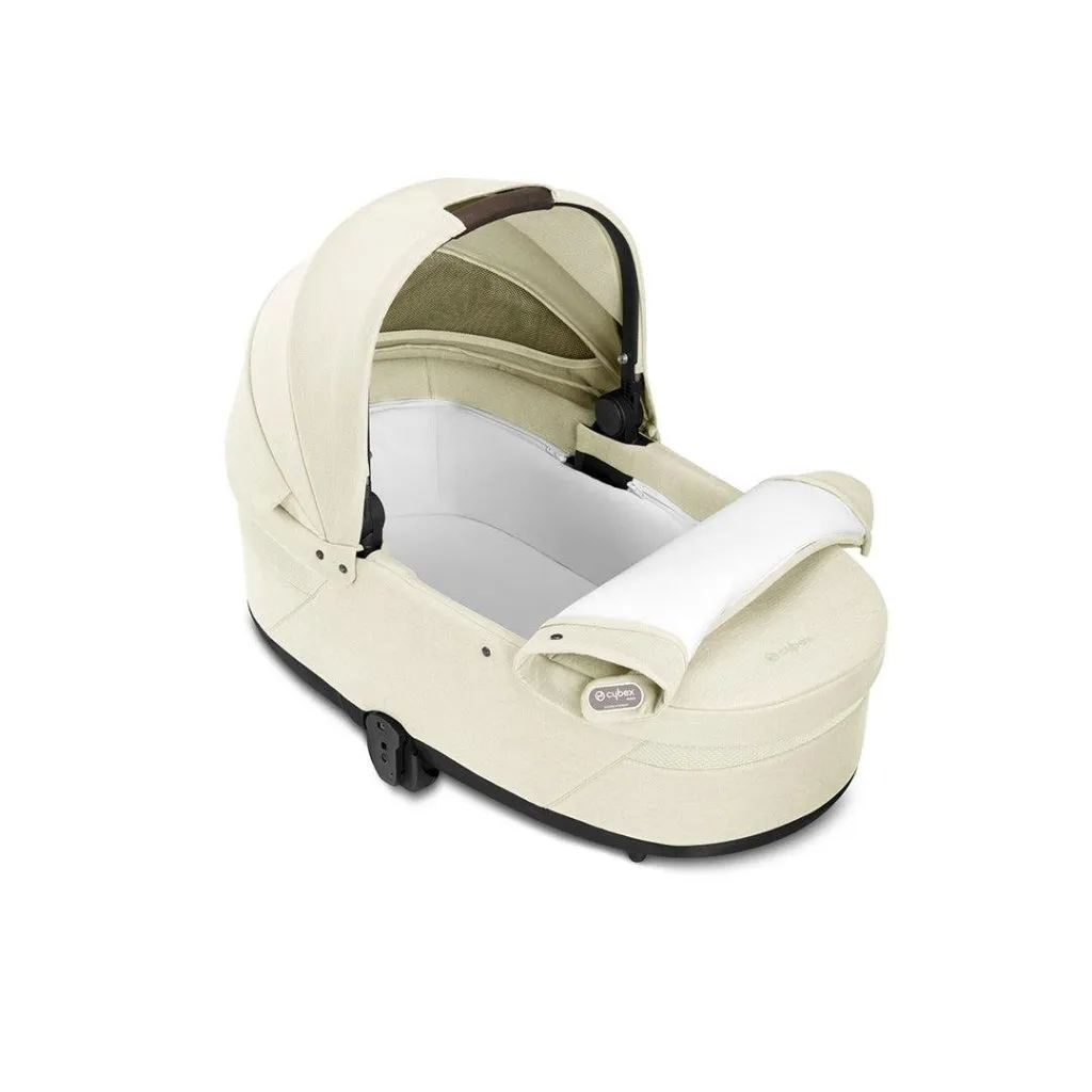 CYBEX BALIOS S Travel System Comfort Bundle with ATON B2 and Snogga - Seashell Beige