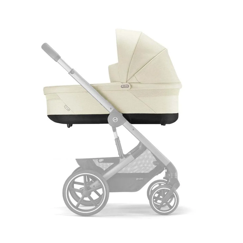 CYBEX BALIOS S Travel System Comfort Bundle with ATON B2 and Snogga - Seashell Beige