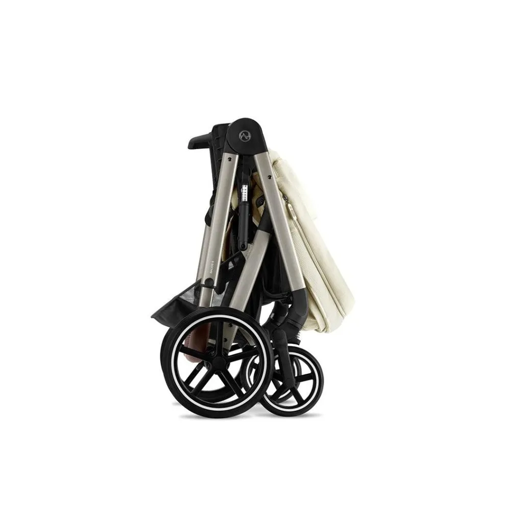 CYBEX BALIOS S Travel System Comfort Bundle with ATON B2 and Snogga - Seashell Beige
