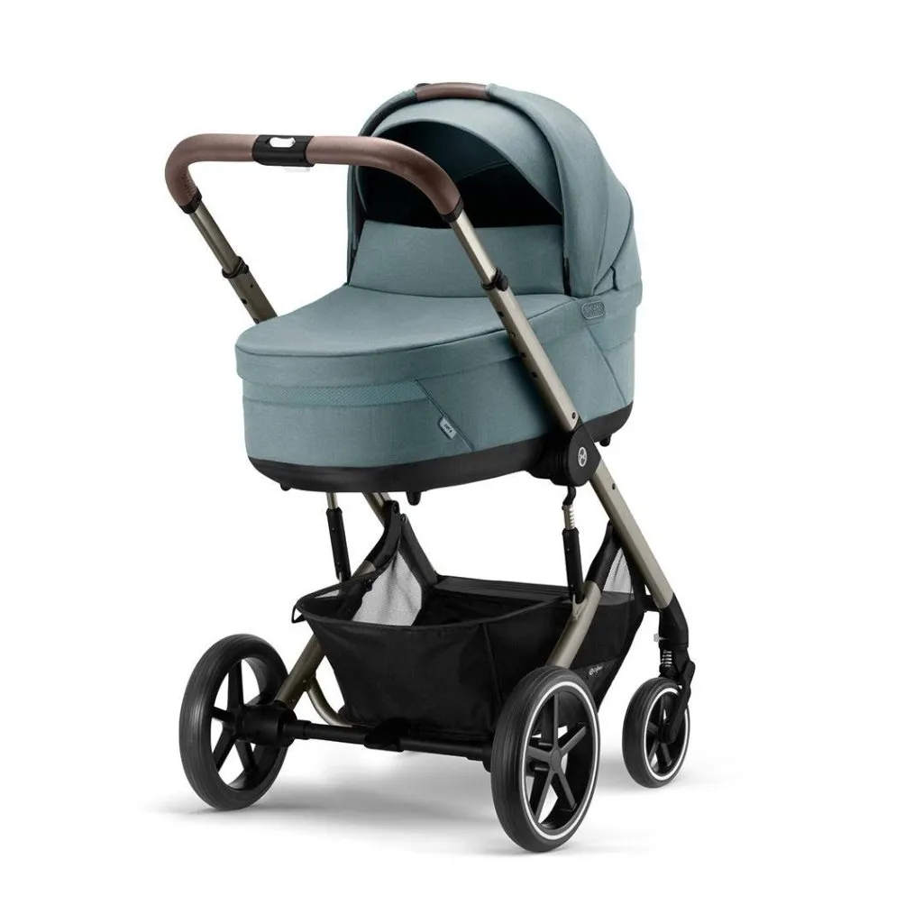 CYBEX BALIOS S Travel System Comfort Bundle with ATON B2 and Snogga - Sky Blue