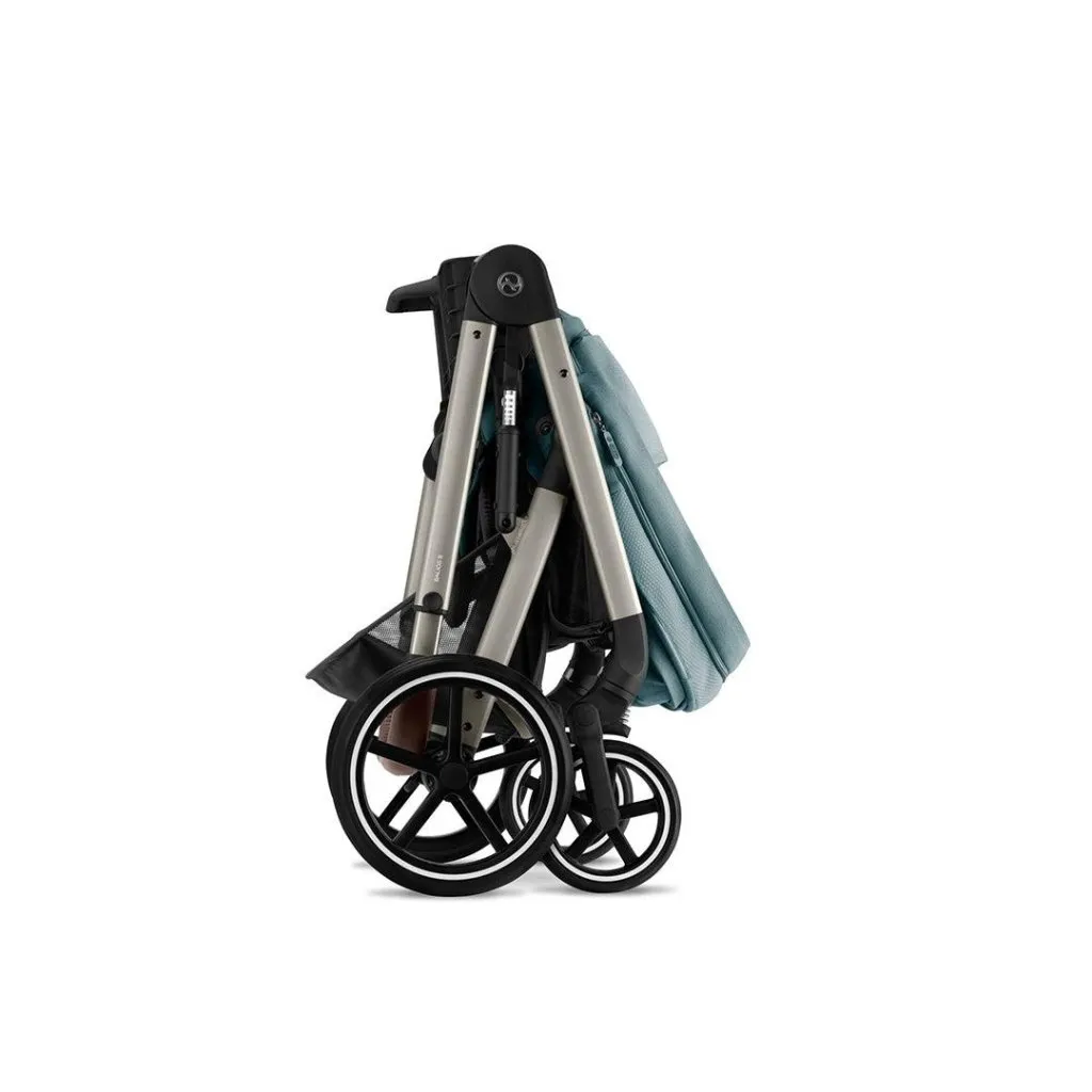 CYBEX BALIOS S Travel System Comfort Bundle with ATON B2 and Snogga - Sky Blue