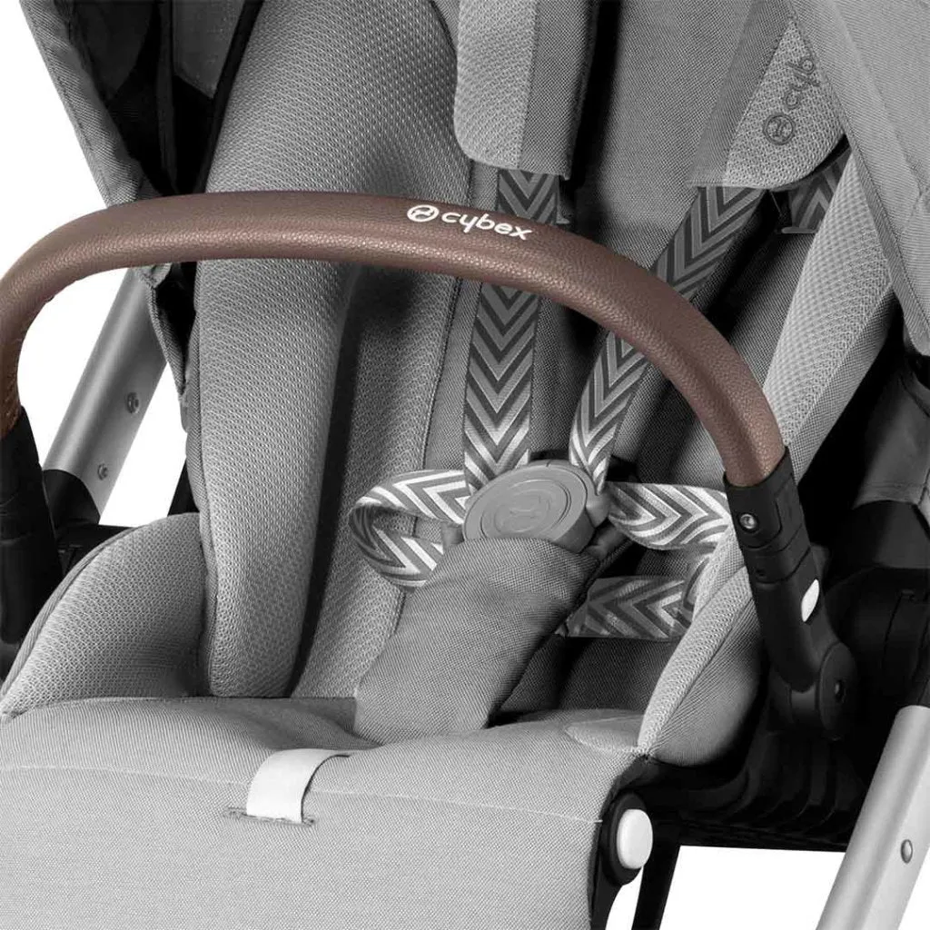 CYBEX BALIOS S Travel System Essential Bundle with Gold Footmuff - Lava Grey