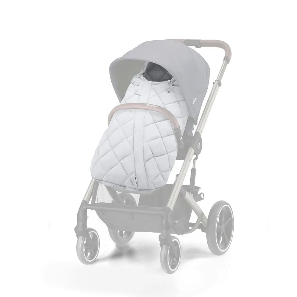 CYBEX BALIOS S Travel System Essential Bundle with Gold Footmuff - Lava Grey