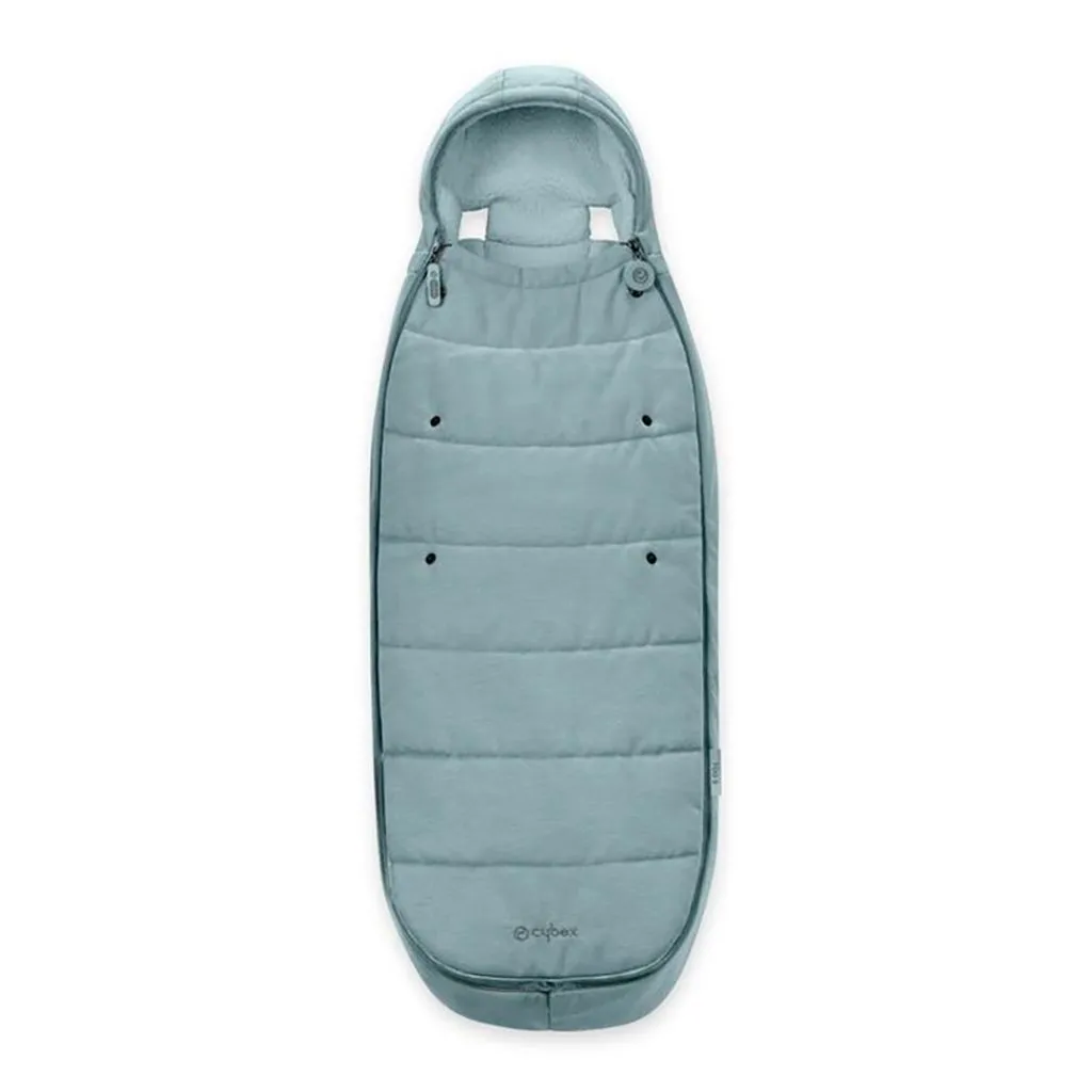 CYBEX BALIOS S Travel System Essential Bundle with Gold Footmuff - Sky Blue