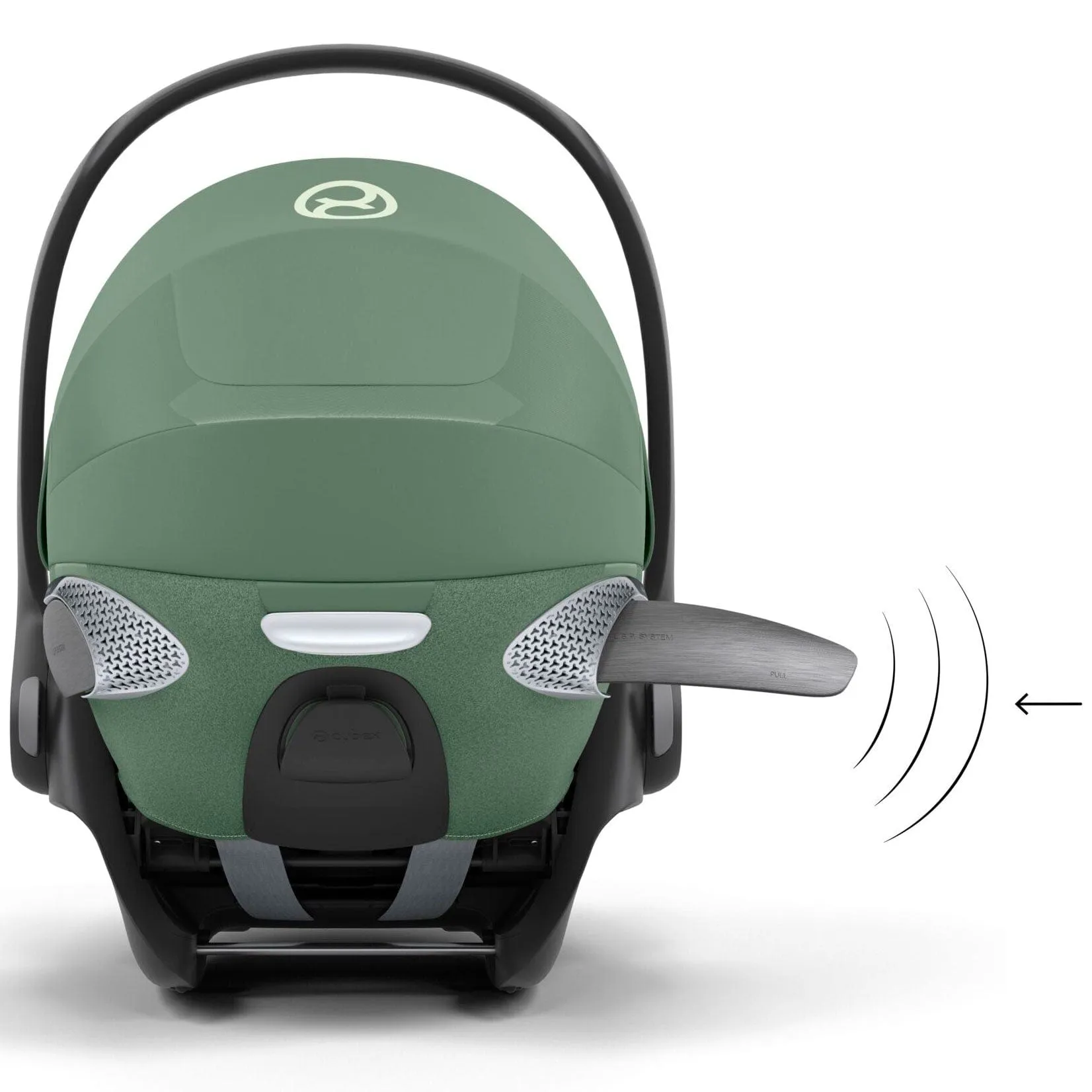 Cybex Cloud T PLUS i-Size Car Seat in Leaf Green