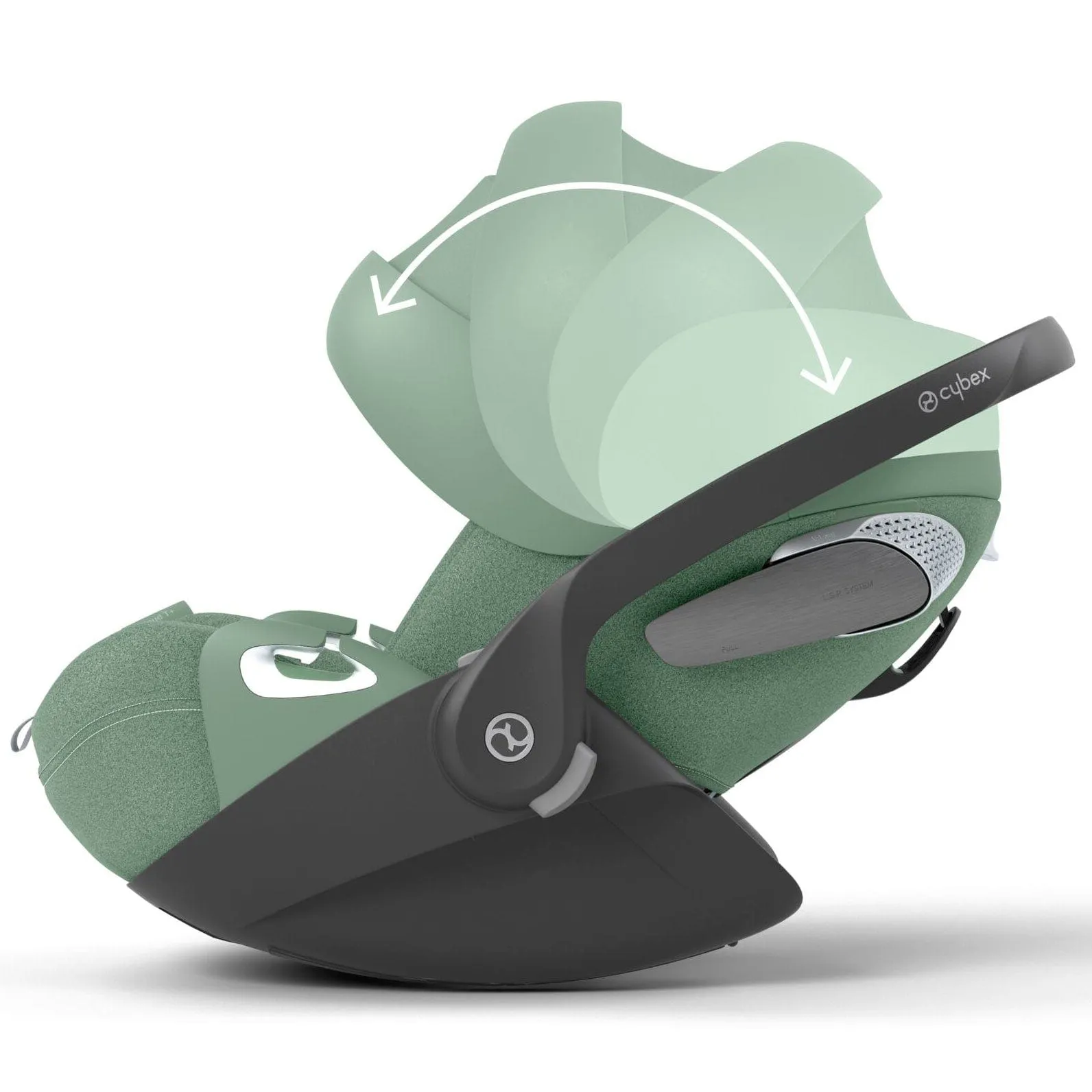 Cybex Cloud T PLUS i-Size Car Seat in Leaf Green