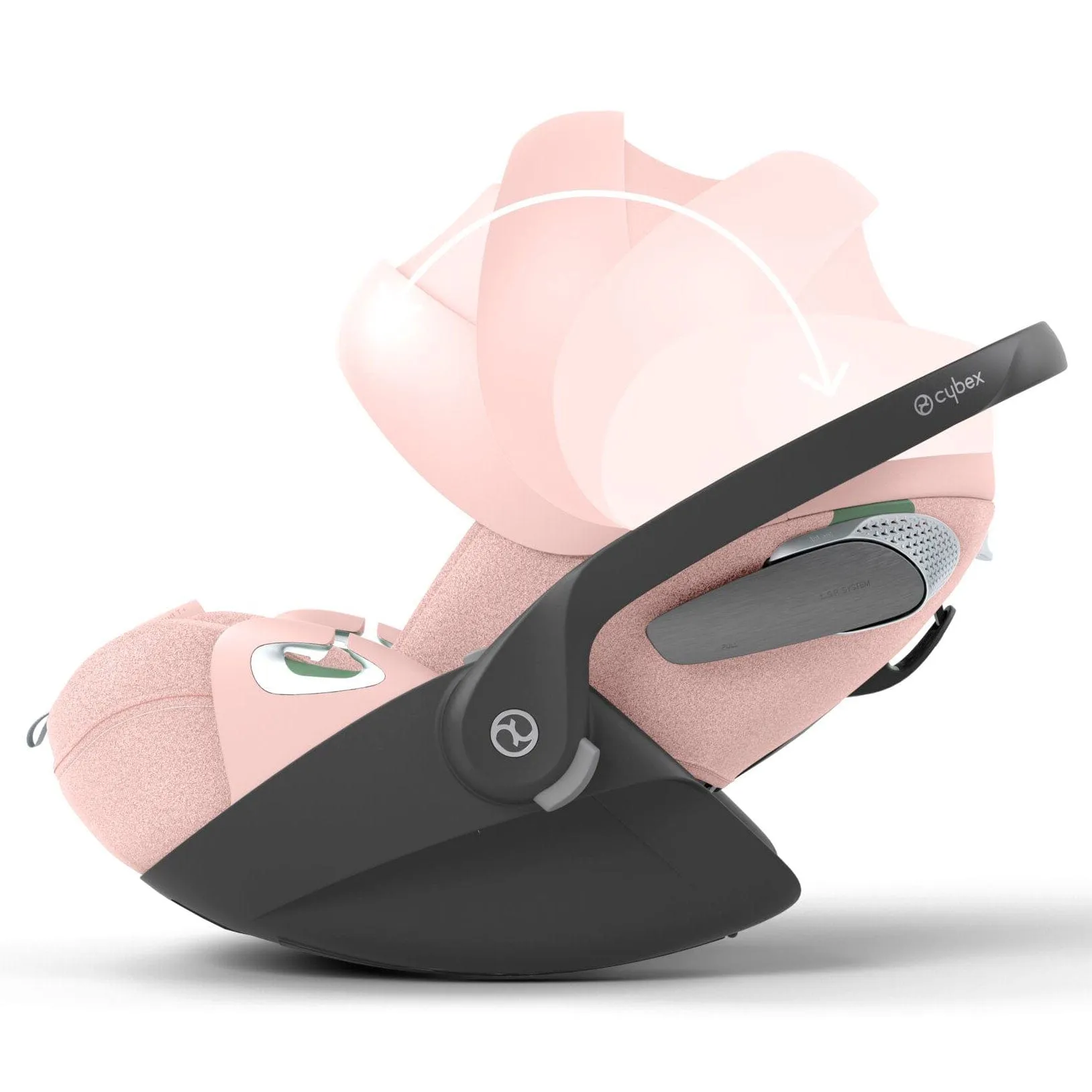 Cybex Cloud T PLUS i-Size Car Seat in Peach Pink