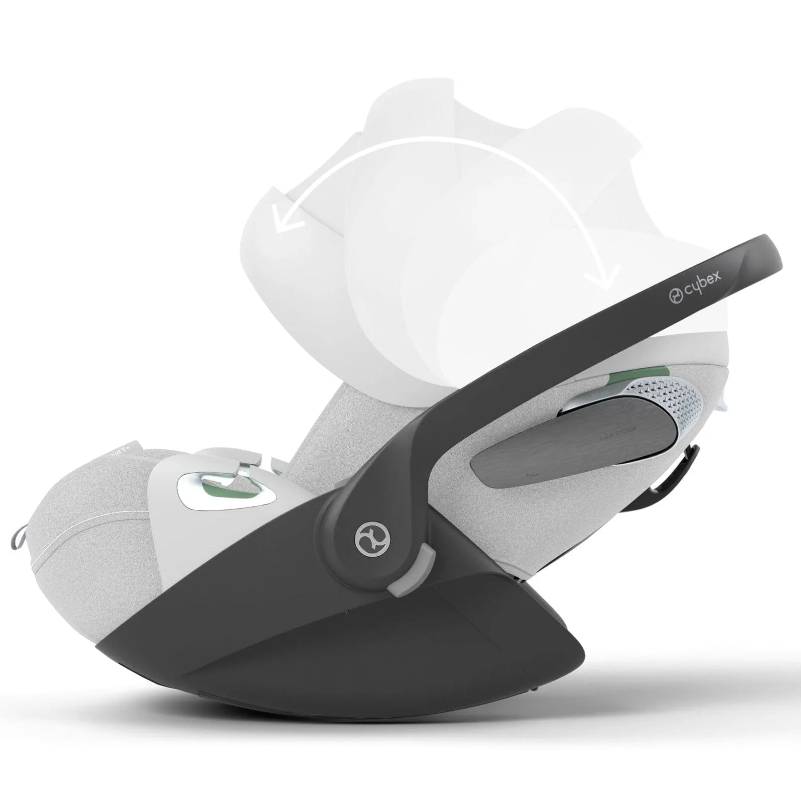 Cybex Cloud T PLUS i-Size Car Seat in Platinum White