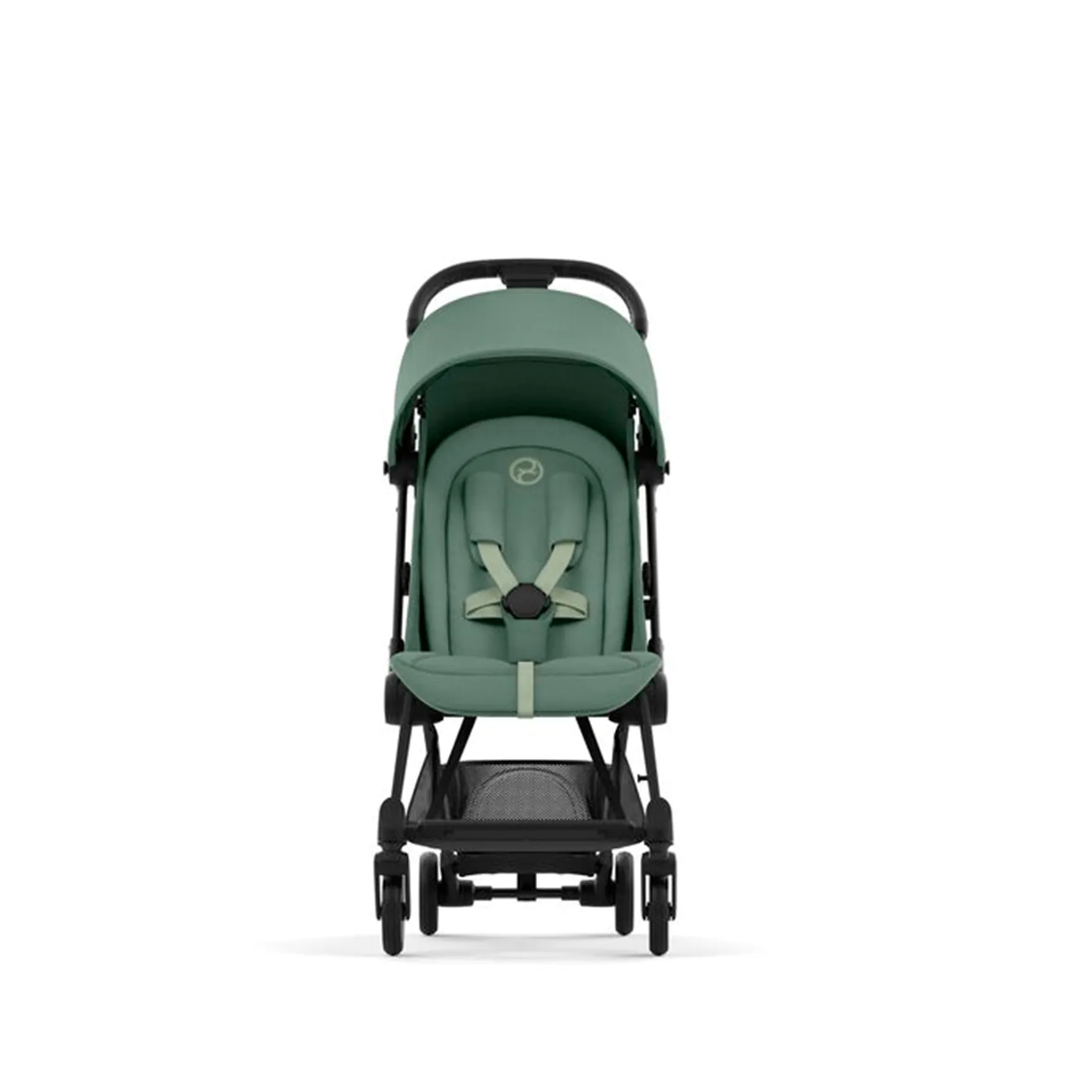 Cybex COYA in Matt Black Leaf Green