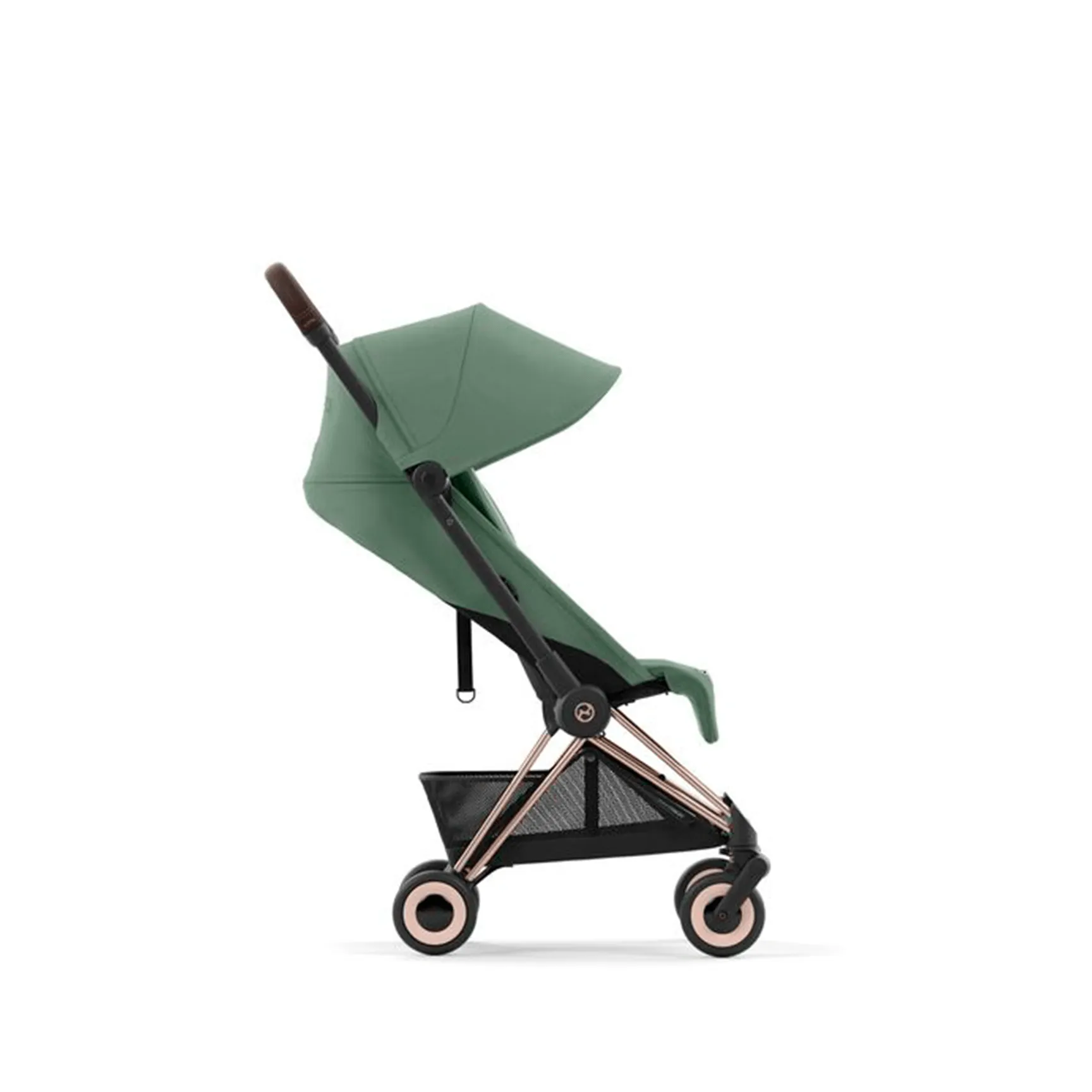 Cybex COYA in Rose Gold Leaf Green