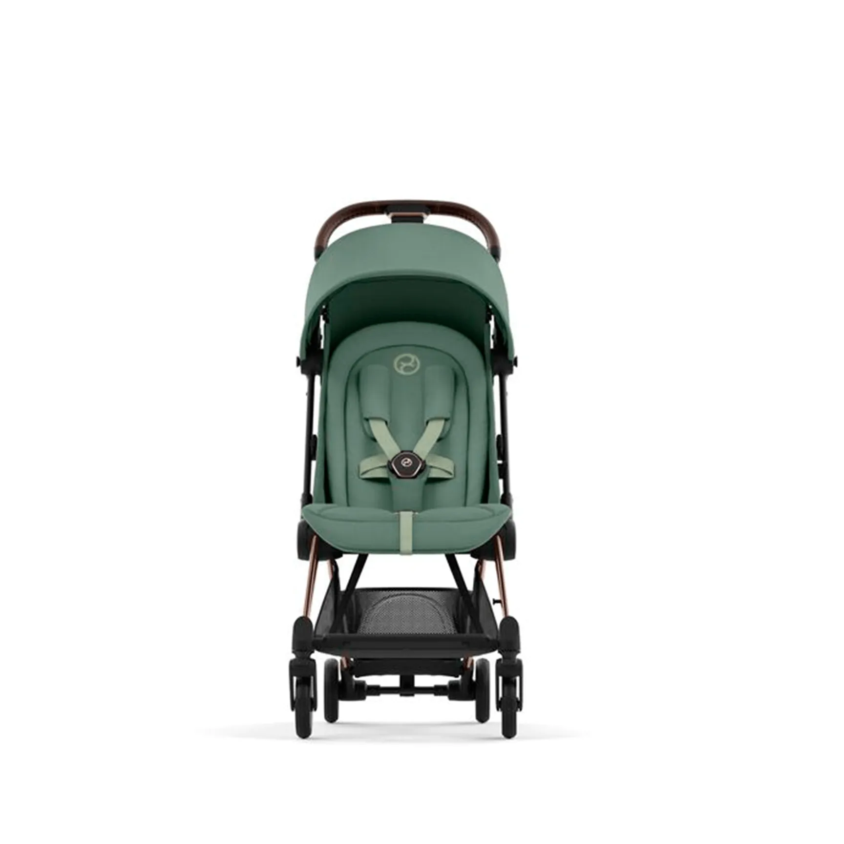 Cybex COYA in Rose Gold Leaf Green