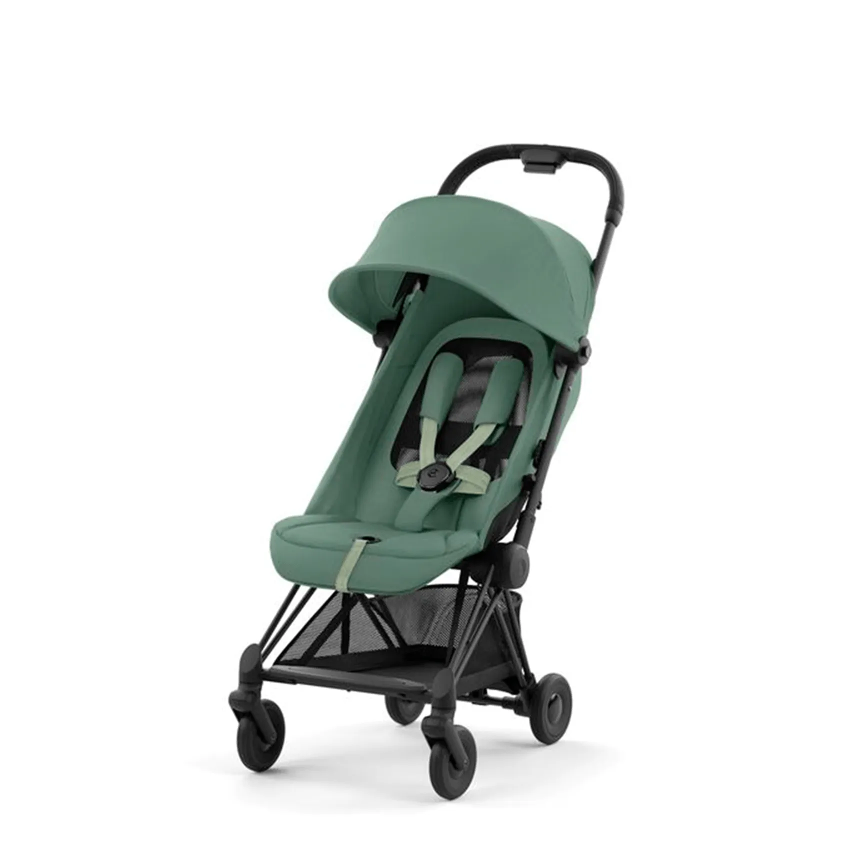 Cybex COYA - Matt Black Leaf Green