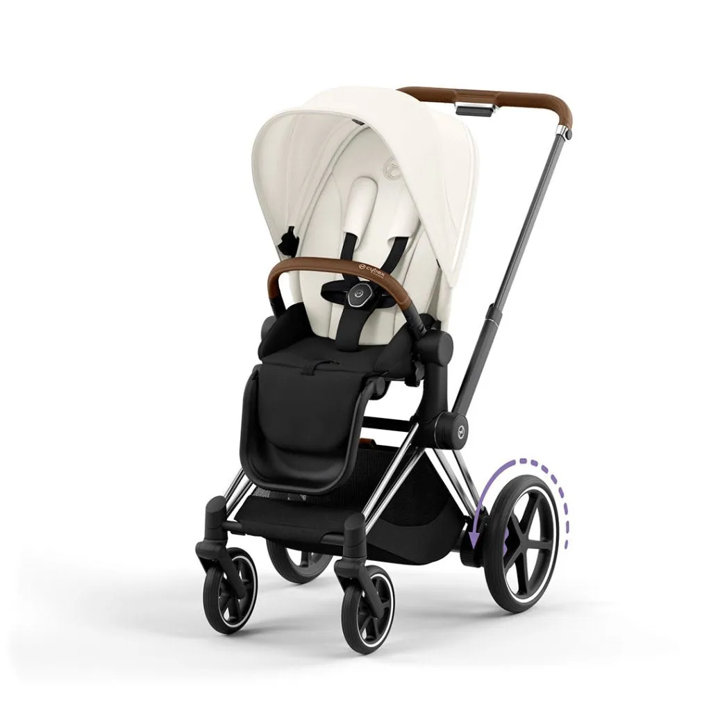 CYBEX e-Priam Pushchair - Off White