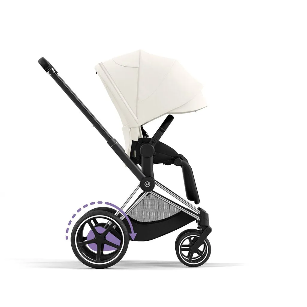 CYBEX e-Priam Pushchair - Off White