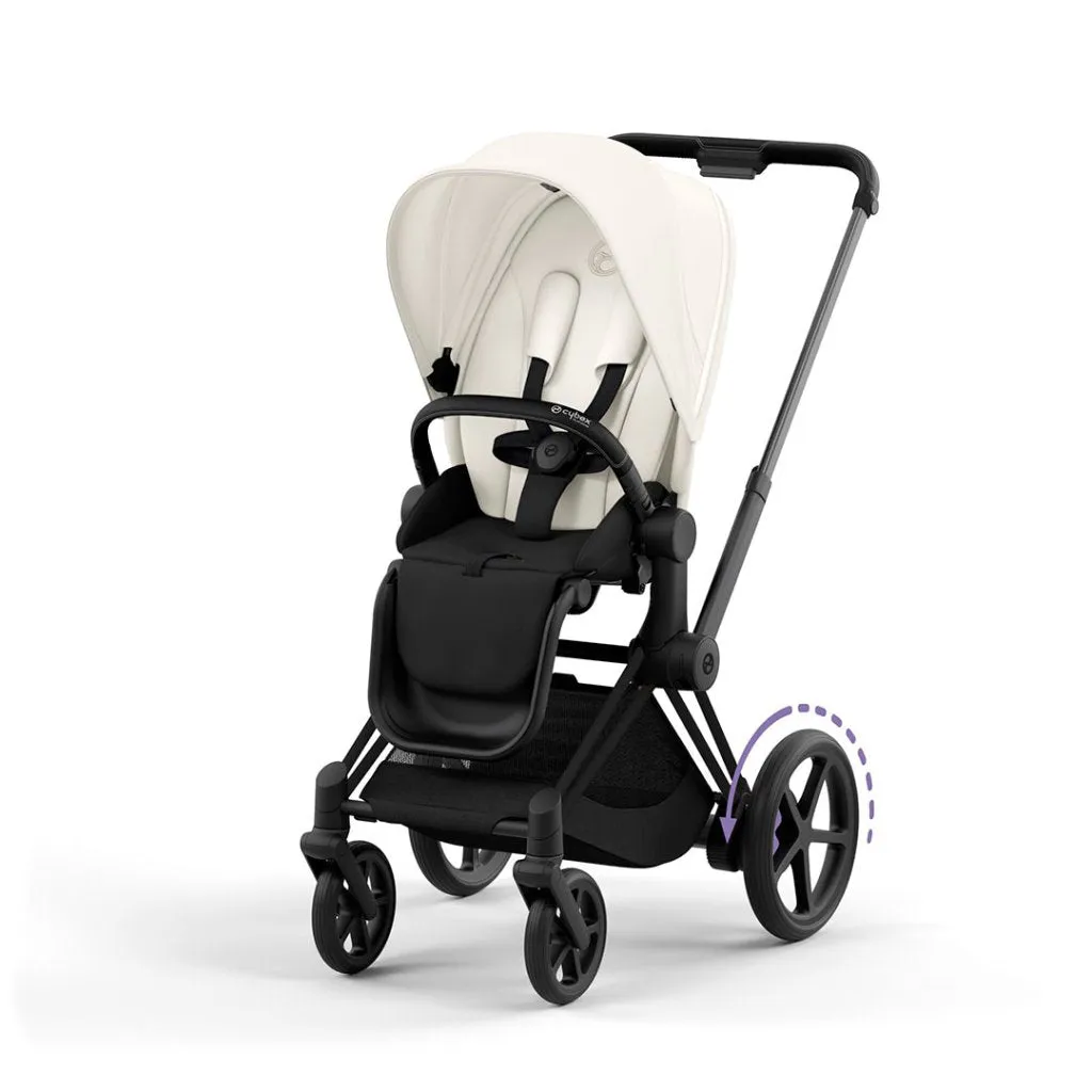 CYBEX e-Priam Pushchair - Off White