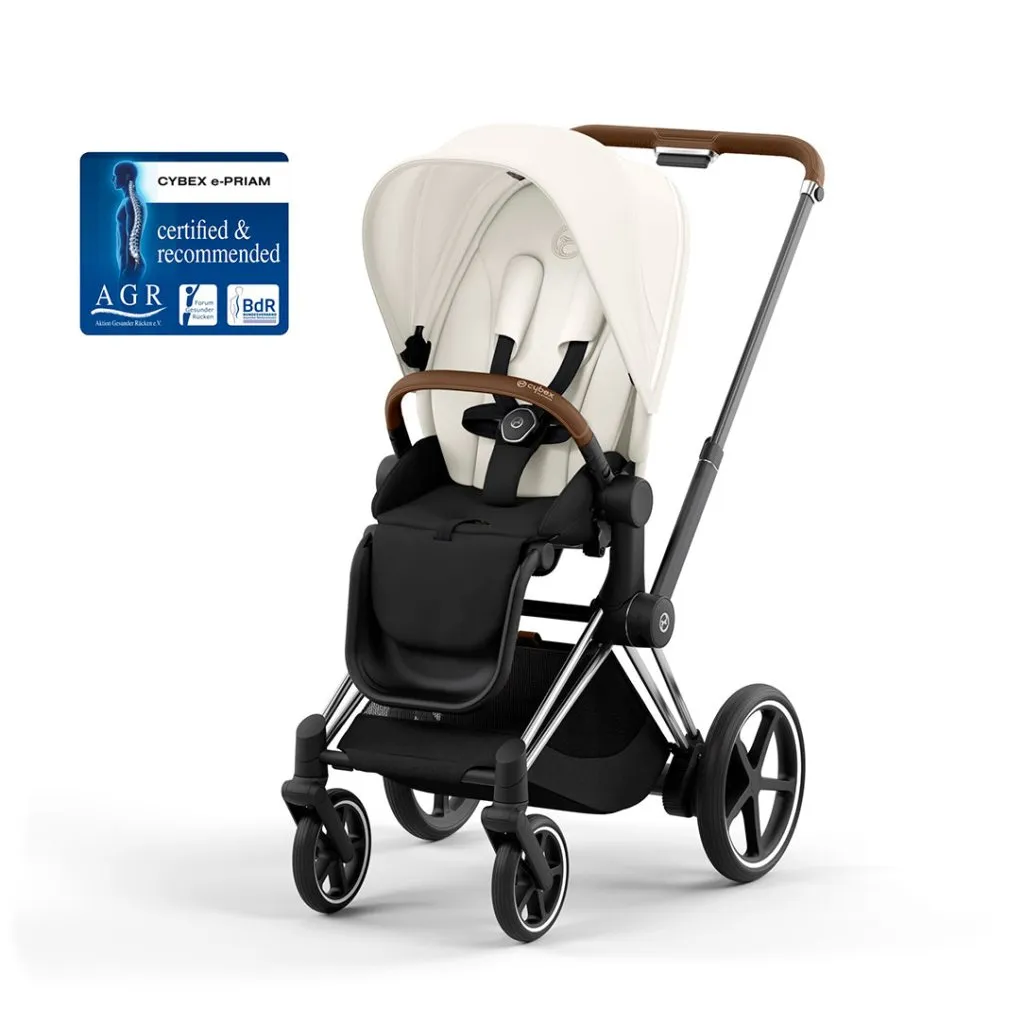 CYBEX e-Priam Pushchair - Off White