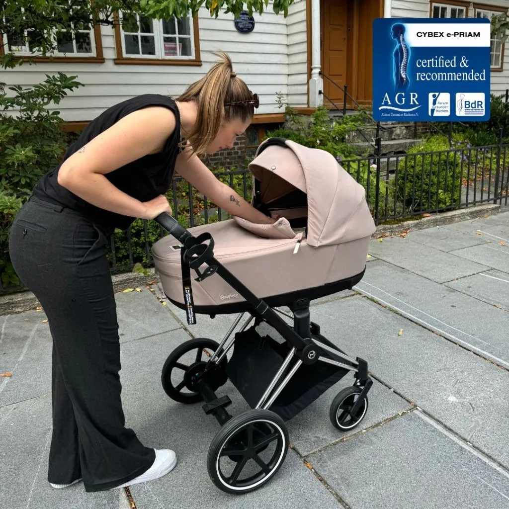 CYBEX e-Priam Pushchair - Off White