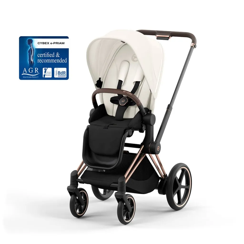 CYBEX e-Priam Pushchair - Off White
