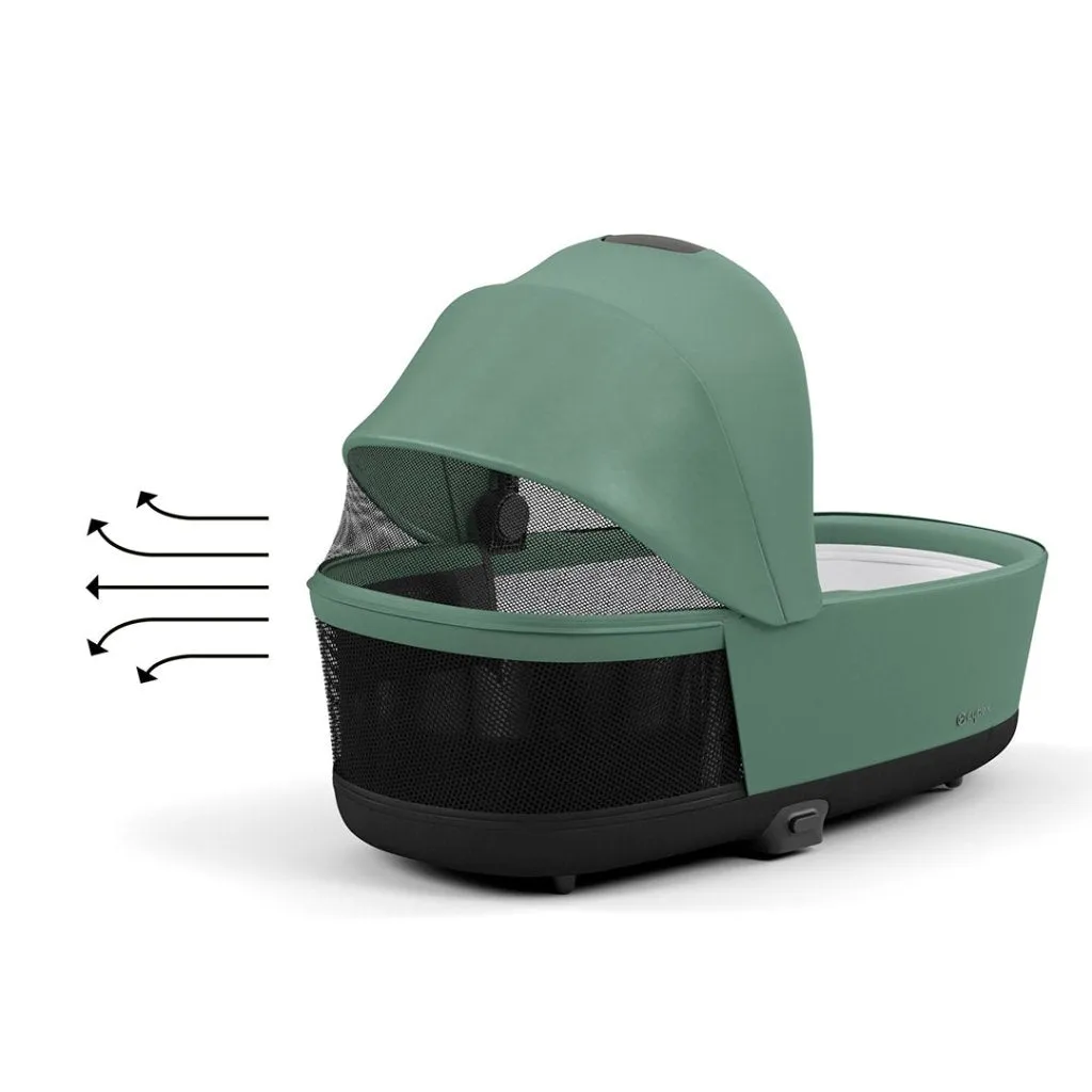 CYBEX e-Priam Travel System - Leaf Green