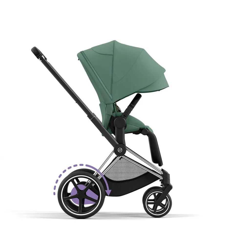 CYBEX e-Priam Travel System - Leaf Green