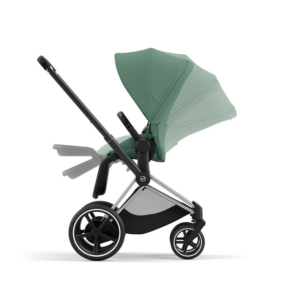 CYBEX e-Priam Travel System - Leaf Green