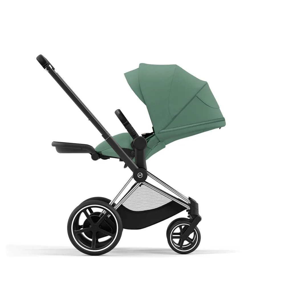 CYBEX e-Priam Travel System - Leaf Green