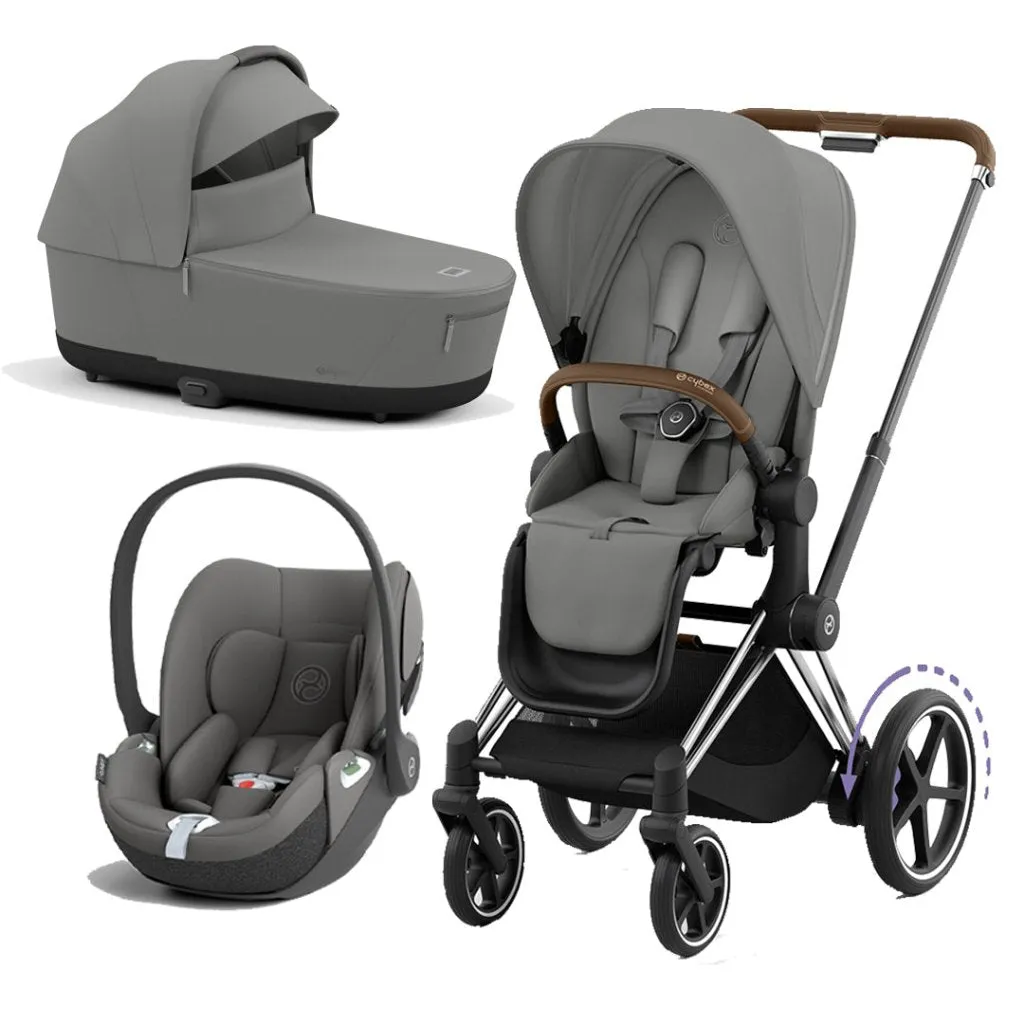 CYBEX e-Priam Travel System - Mirage Grey