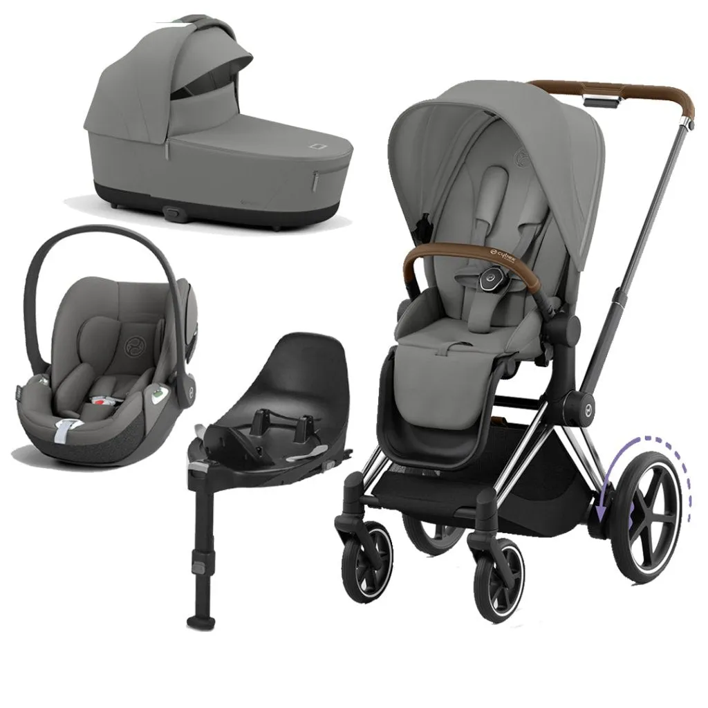 CYBEX e-Priam Travel System - Mirage Grey