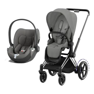 CYBEX e-Priam Travel System - Mirage Grey