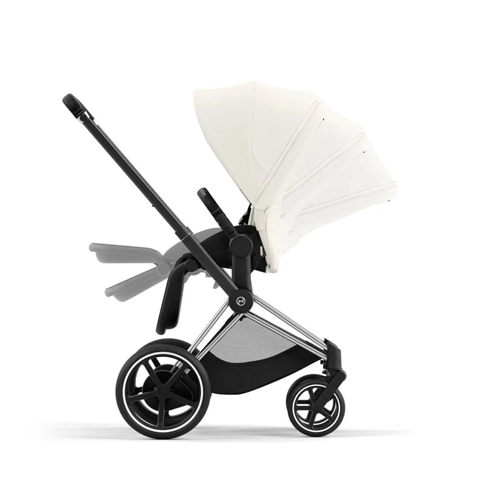 CYBEX e-Priam Travel System - Off White