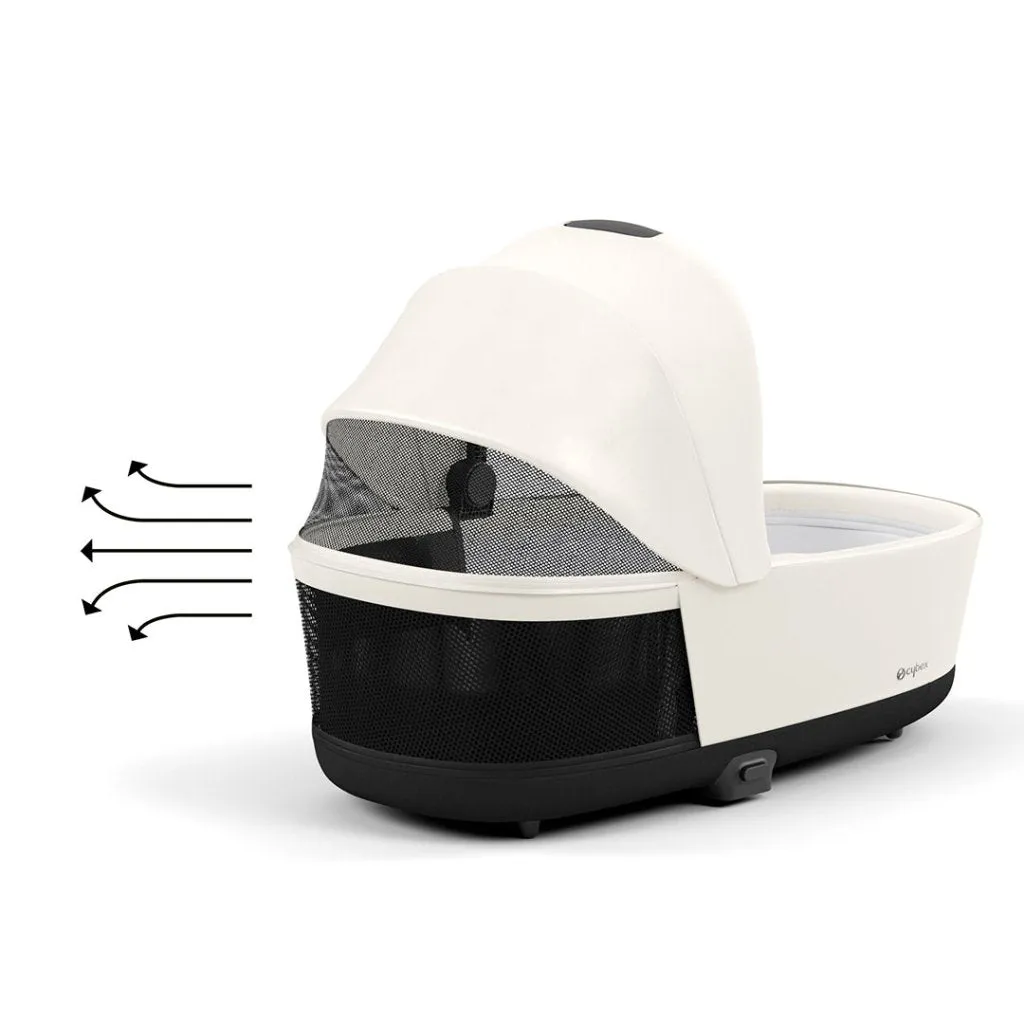 CYBEX e-Priam Travel System - Off White