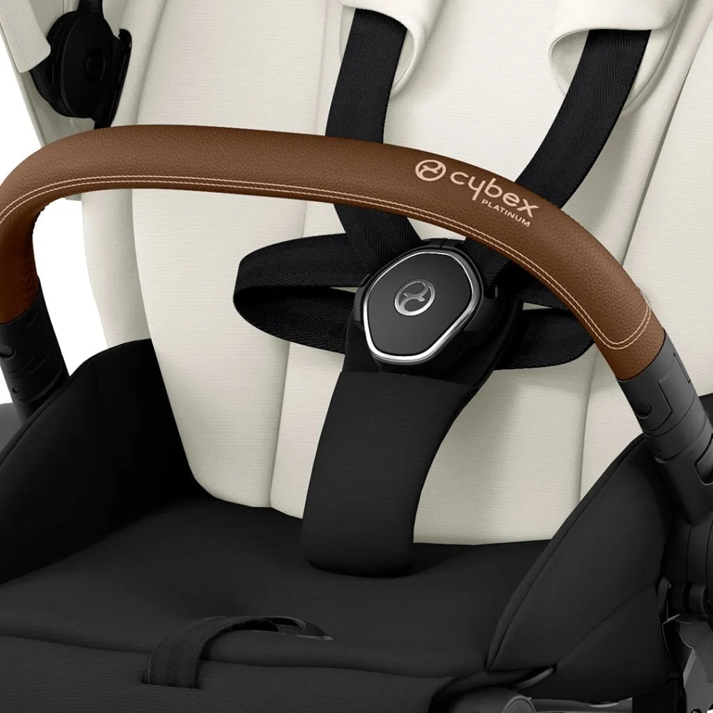 CYBEX e-Priam Travel System - Off White