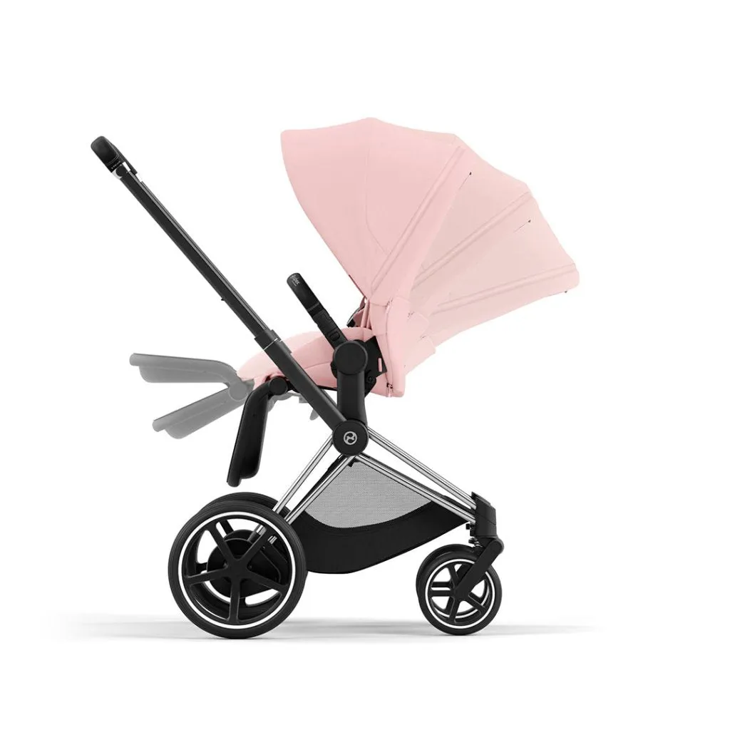 CYBEX e-Priam Travel System - Peach Pink