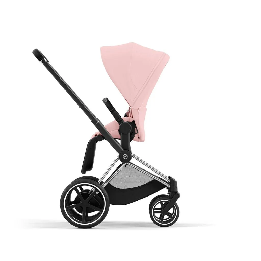 CYBEX e-Priam Travel System - Peach Pink