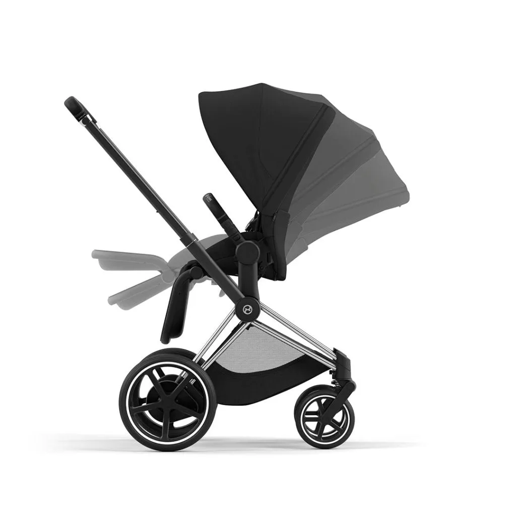 CYBEX e-Priam Travel System - Sepia Black