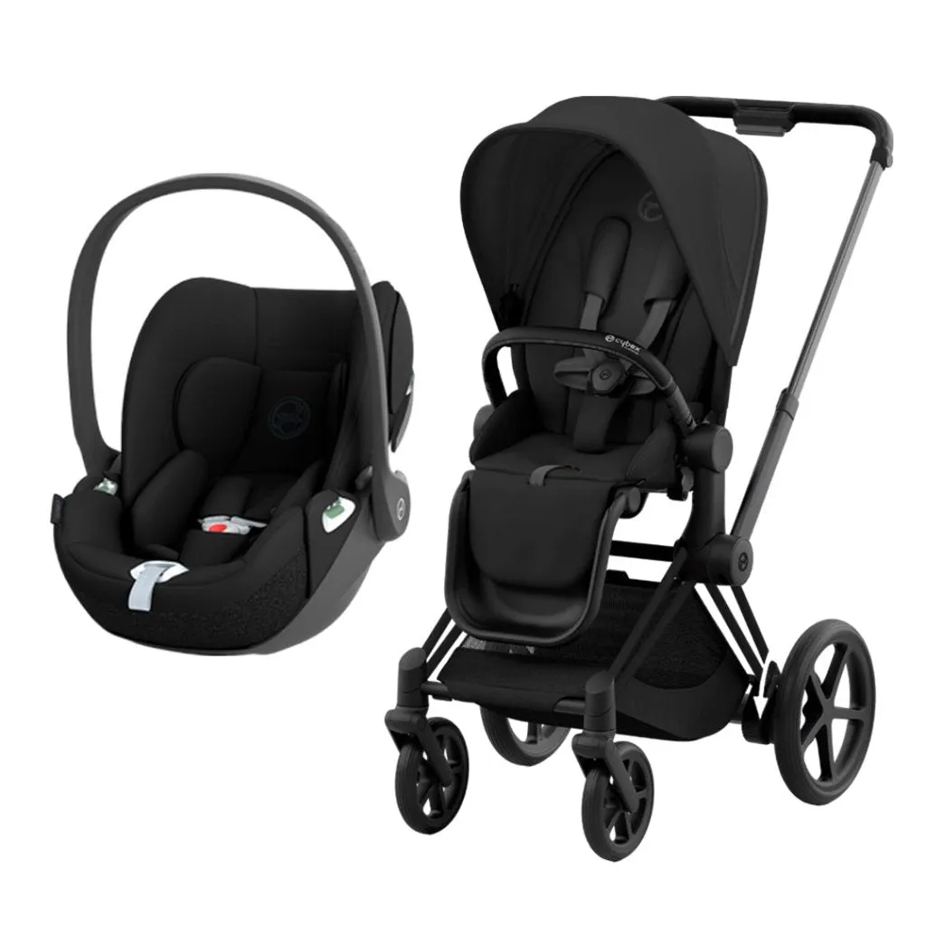 CYBEX e-Priam Travel System - Sepia Black