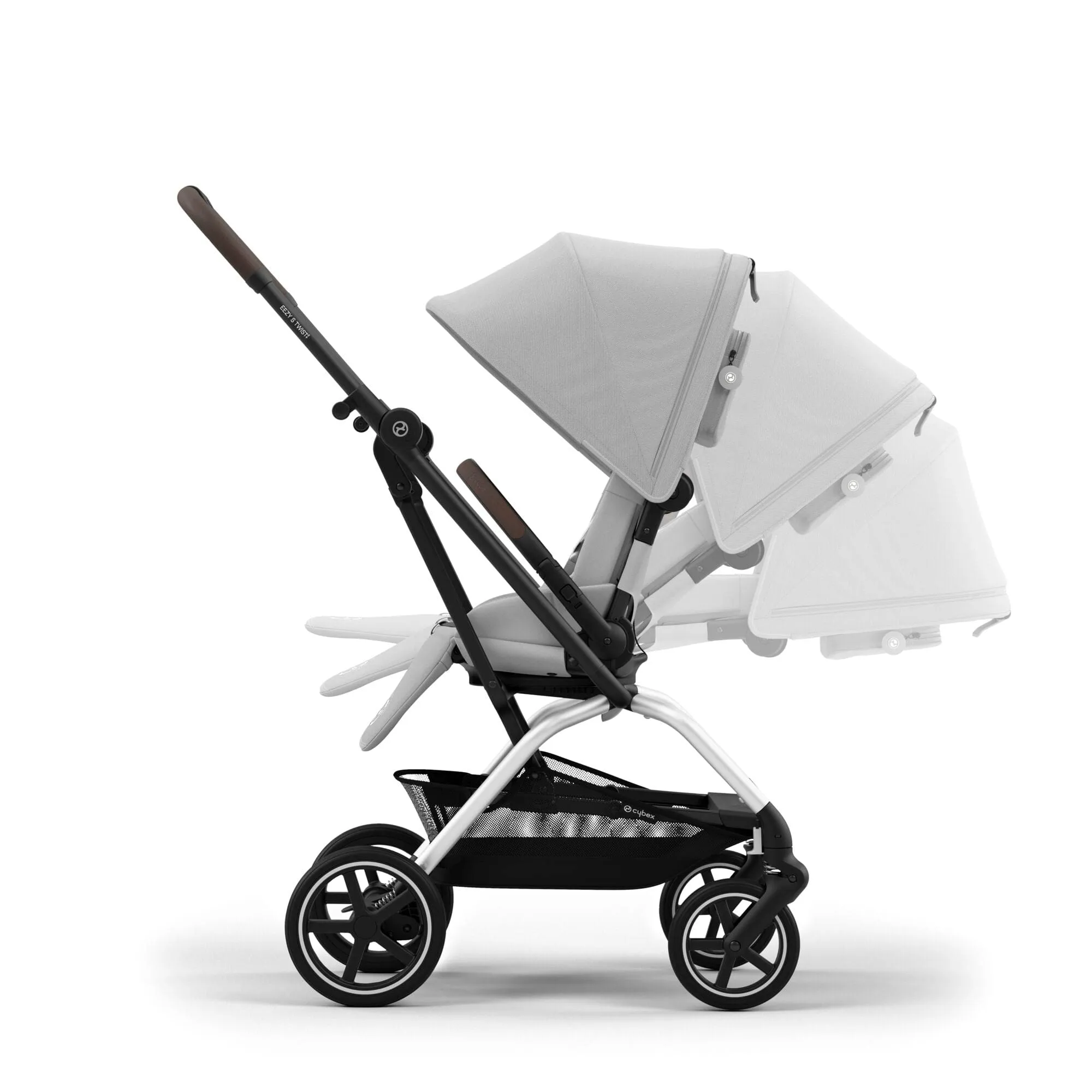 Cybex Eezy S Twist  2 in Fog Grey/Light Grey