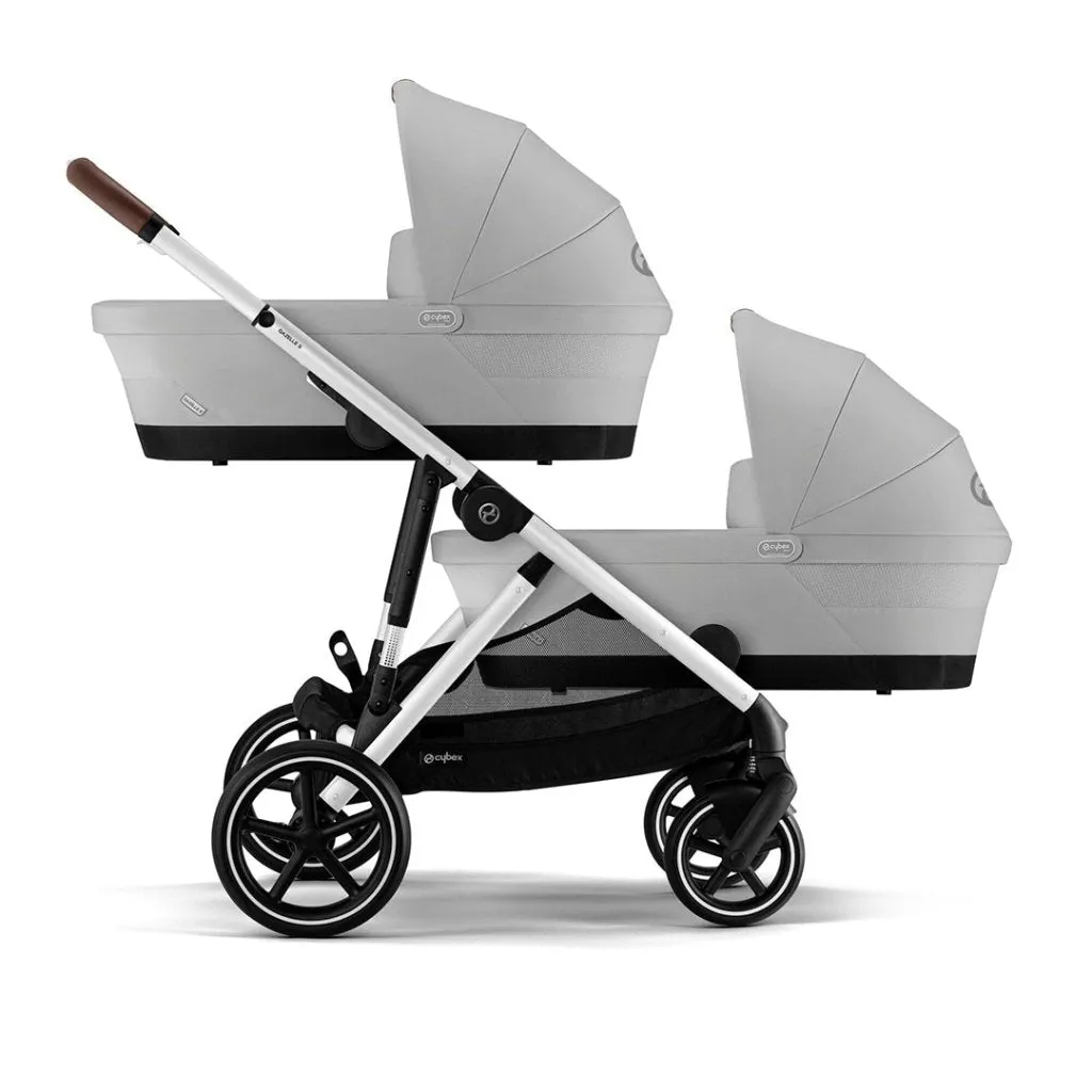 CYBEX Gazelle S Essential Bundle with Gold Footmuff - Lava Grey