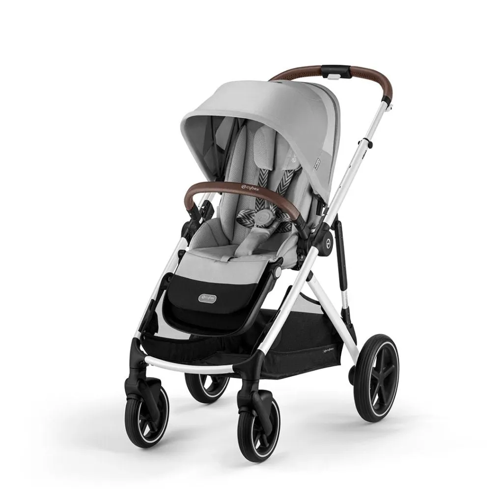 CYBEX Gazelle S Essential Bundle with Gold Footmuff - Lava Grey