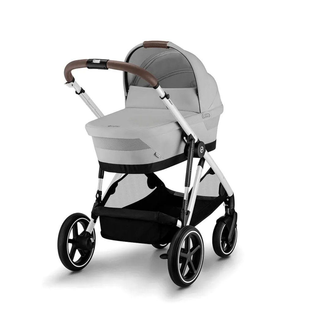 CYBEX Gazelle S Essential Bundle with Gold Footmuff - Lava Grey