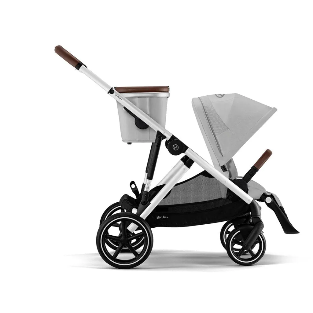 CYBEX Gazelle S Essential Bundle with Gold Footmuff - Lava Grey